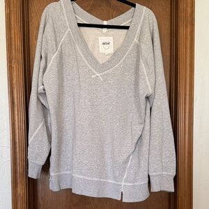 Aerie downtown Gray V-Neck sweatshirt